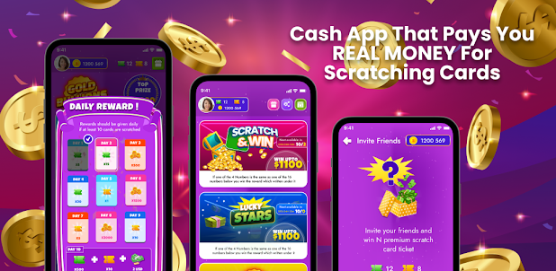 Scratch app - Money rewards!