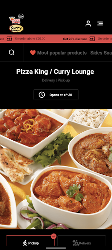 Android application Curry Lounge Lytham St Annes screenshort