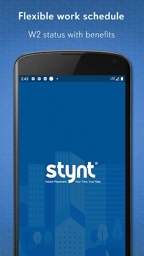 Android application Stynt Dental Jobs Marketplace screenshort