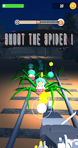 Spider Train Shoot Survival 3D