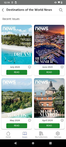Destinations of the World News Screen 3