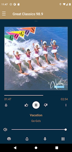 Great Classics 98.9 Screen 2