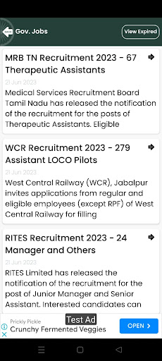 Sarkari result - sarkari jobs Screen 3