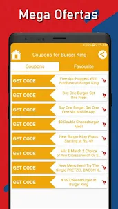 Cupones para Burger King