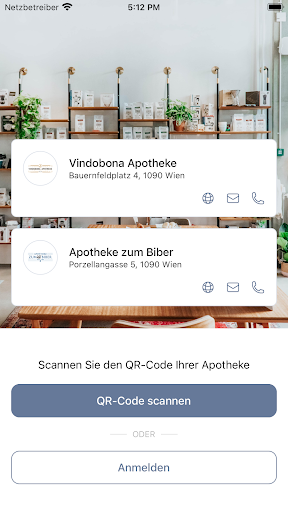 Android application VindobonaBiberAPO screenshort