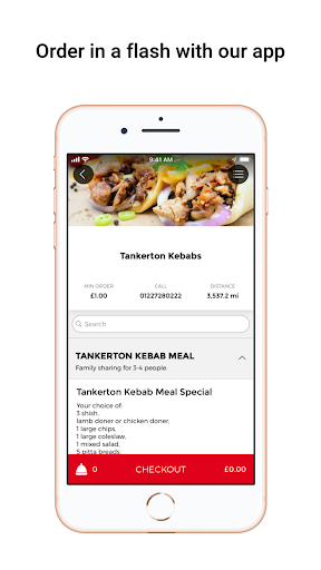 Android application Tankerton Kebabs screenshort