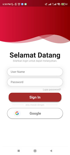 Android application Lapor Praja Kab. Cirebon screenshort
