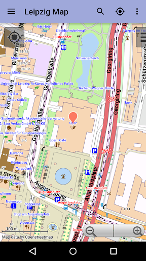 Leipzig Offline City Map Lite Screen 3