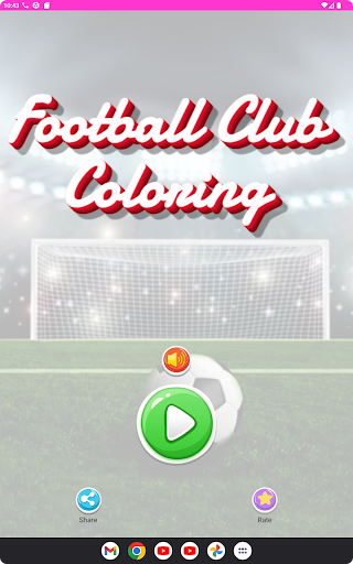 Coloring World Football Team Screen 3