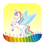 Cover Image of Download Unicorn Coloring Page.  APK