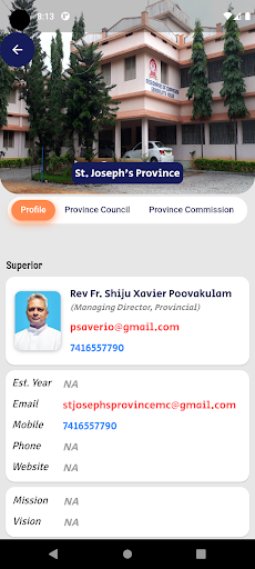 St. Joseph Province - Eluru Screen 3