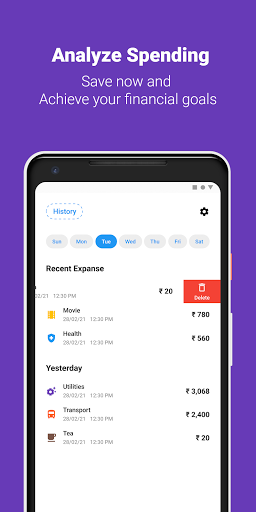Expense Manager Screen 2