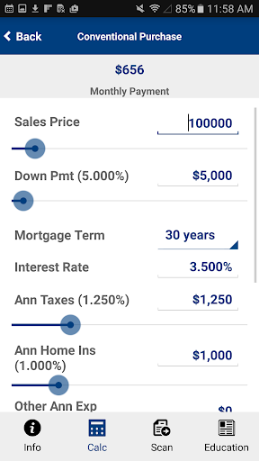Screenshot of Sierra Mortgage