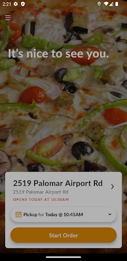 Android application Bistro Kabob CA screenshort