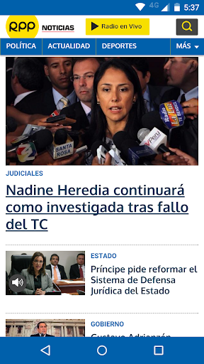 RPP Noticias Screen 2