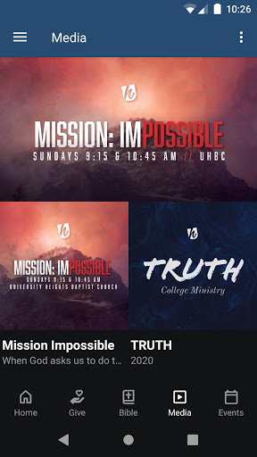University Heights Church Screen 2