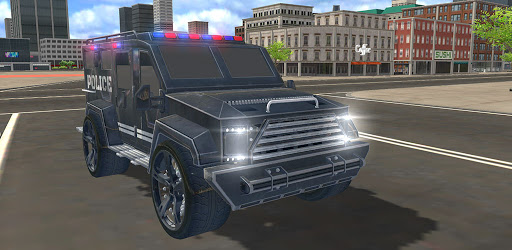 US Armored Police Truck Drive: Car Games 2021 cover