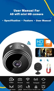 A9 wifi mini HD camera Guide