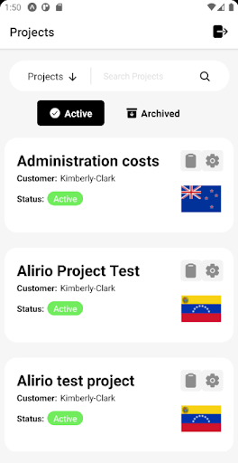 Android application GRM App screenshort