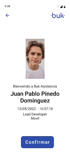 Android application APP Marcaje Empresa screenshort
