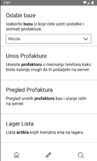 Android application Efel Crna Gora screenshort