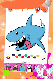 Shark Coloring Book