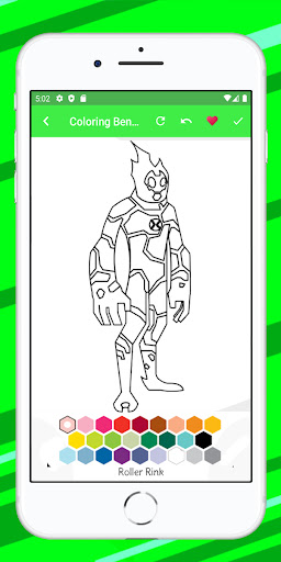 Android application Ben coloring Book game learn screenshort