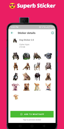 Dog Stickers for WA Screen 3