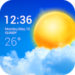 Cover Image of Download Transparent weather widget 16.6.0.6302_50158 APK
