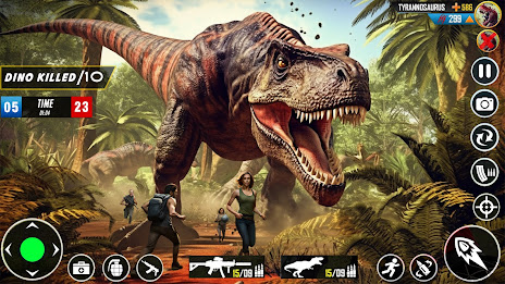 Wild Dinosaur Hunting Games 3D poster 21