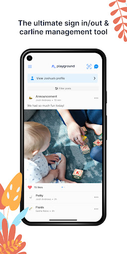 Android application Playground School Management screenshort