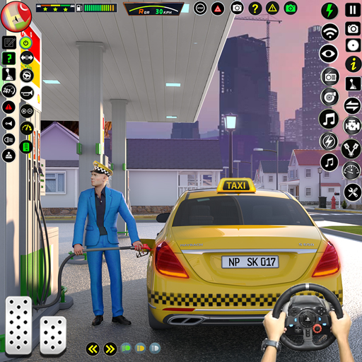 City Car Driving Taxi Games logo