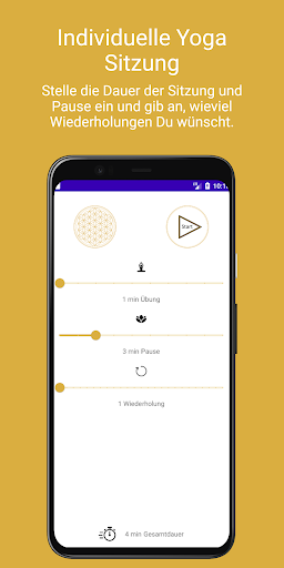 Android application iGong - Yoga und Meditation screenshort