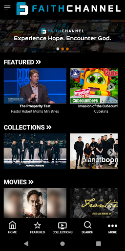 Android application FaithChannel screenshort
