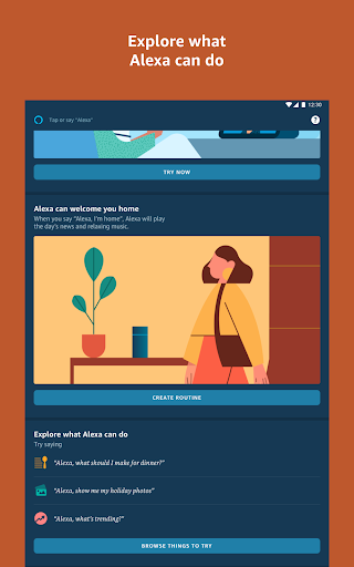 alexa welcome home