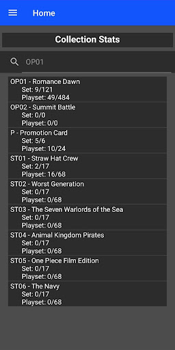 OPCG - Collection Manager Screen 2