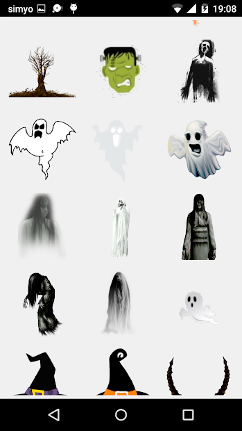Captura de Pantalla 7 Stickers de miedo y terror android