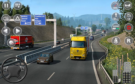Captura 14 euro camión conduciendo juegos android