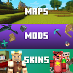 Cover Image of Tải xuống Skins, Mods, Maps for Minecraft PE 12.0 APK