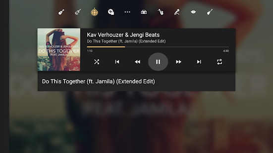 Equalizer + MP3 Player Volume Screenshot