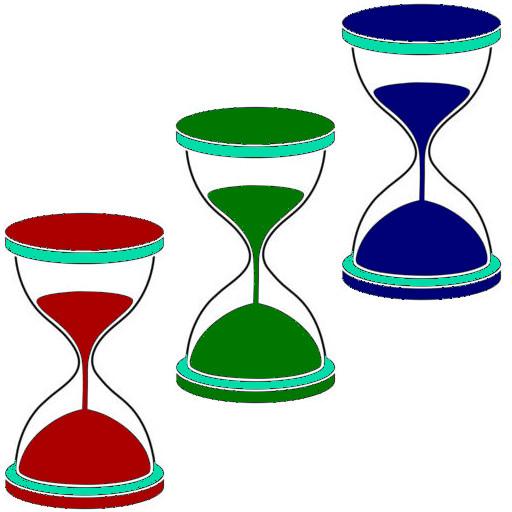 multi player hourglass logo