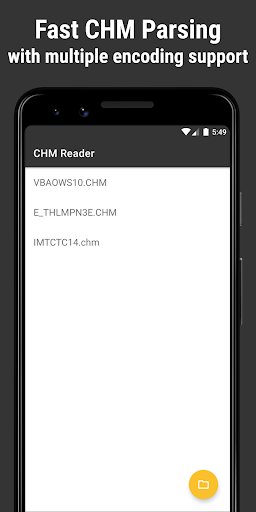 Android application CHM Viewer - Reader and Opener screenshort
