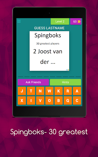 Spingboks- 30 greatest players