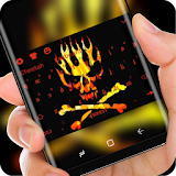 Flaming Skeleton Wallpaper Theme icon