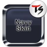 Navy Skin for TS Keyboard icon