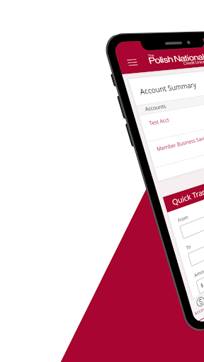 Android application Polish National Credit Union screenshort
