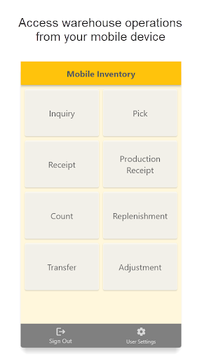 Android application Avanti Mobile screenshort