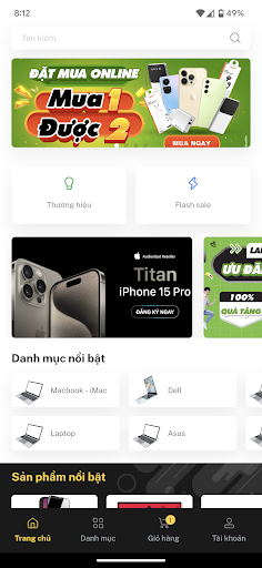 Android application PT Store screenshort