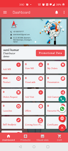 Android application Asterisk Laboratories screenshort