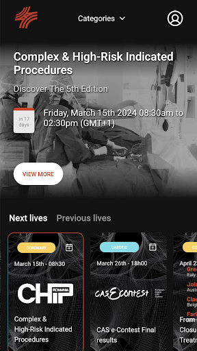Android application Incathlab screenshort